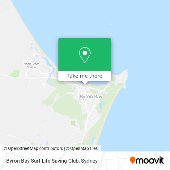 Mapa Byron Bay Surf Life Saving Club