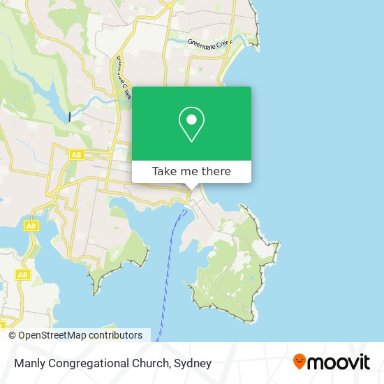 Manly Congregational Church map