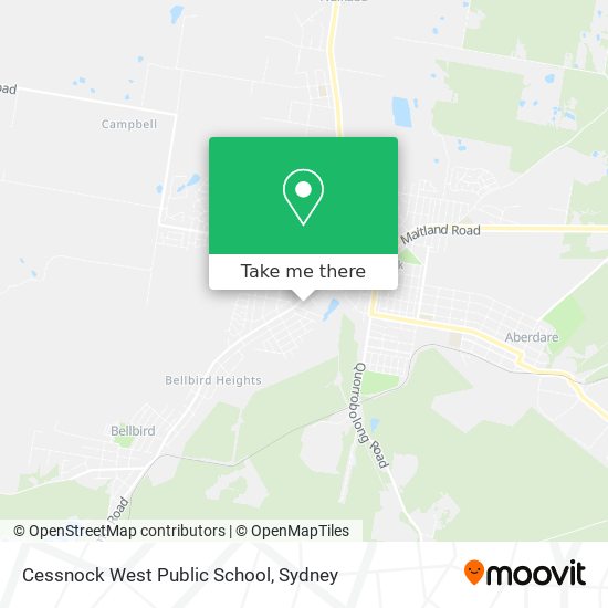 Cessnock West Public School map