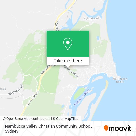 Nambucca Valley Christian Community School map