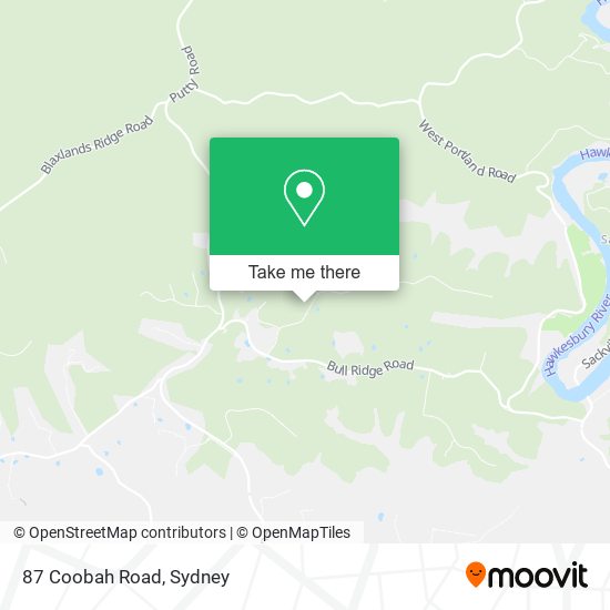 87 Coobah Road map