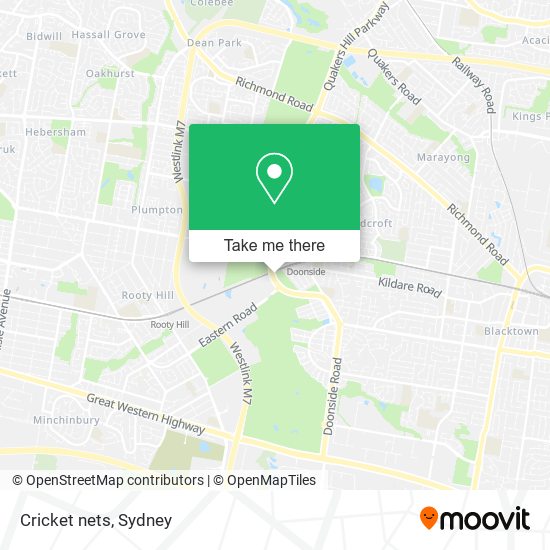 Cricket nets map