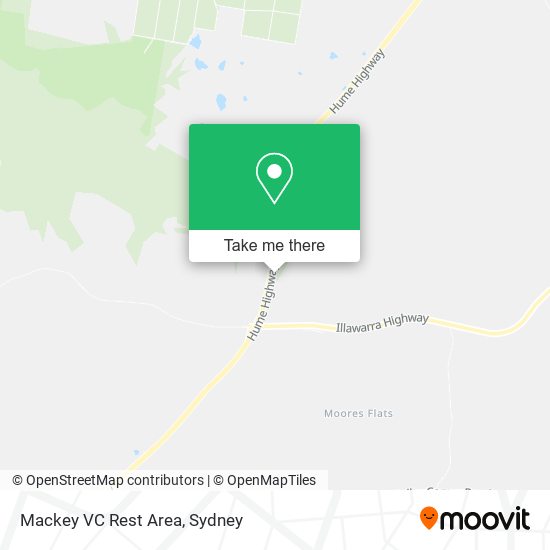 Mackey VC Rest Area map