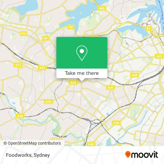 Foodworks map