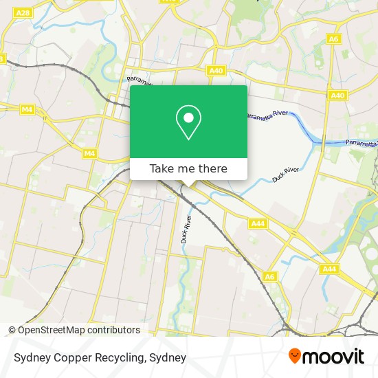 Sydney Copper Recycling map