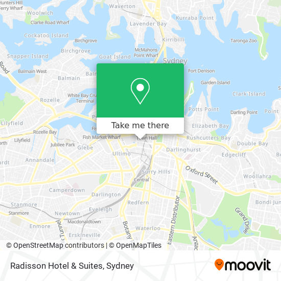 Radisson Hotel & Suites map