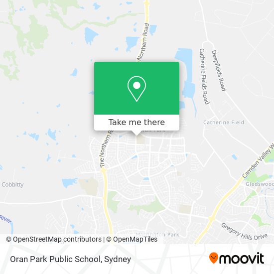 Mapa Oran Park Public School