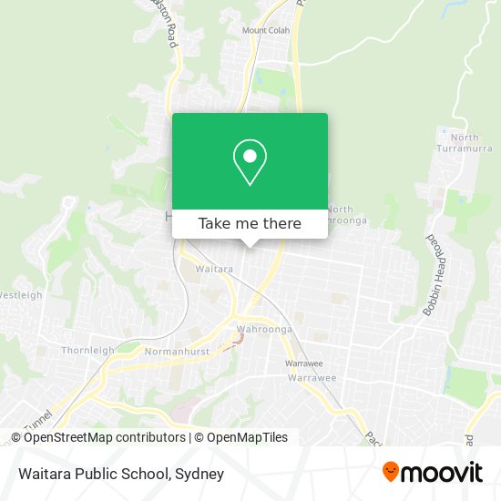 Waitara Public School map