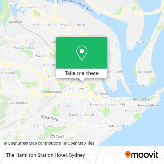 The Hamilton Station Hotel map