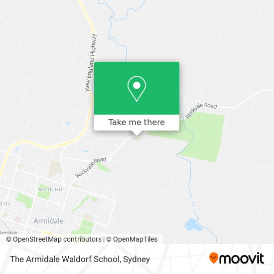 The Armidale Waldorf School map