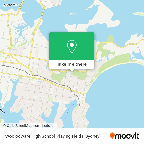 Mapa Woolooware High School Playing Fields