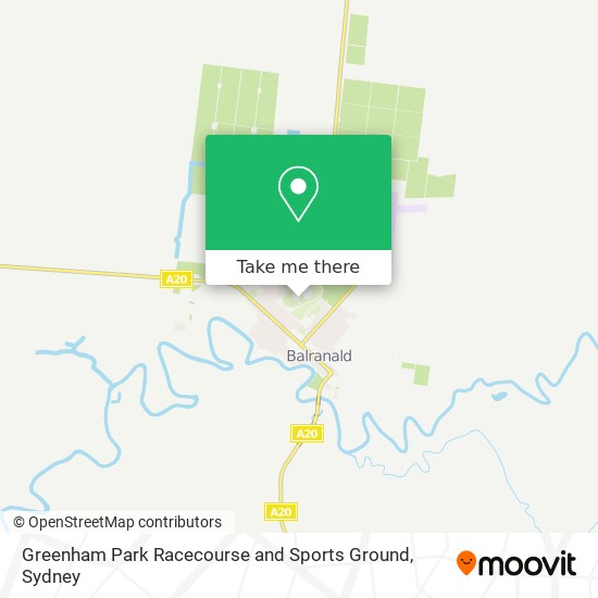 Mapa Greenham Park Racecourse and Sports Ground