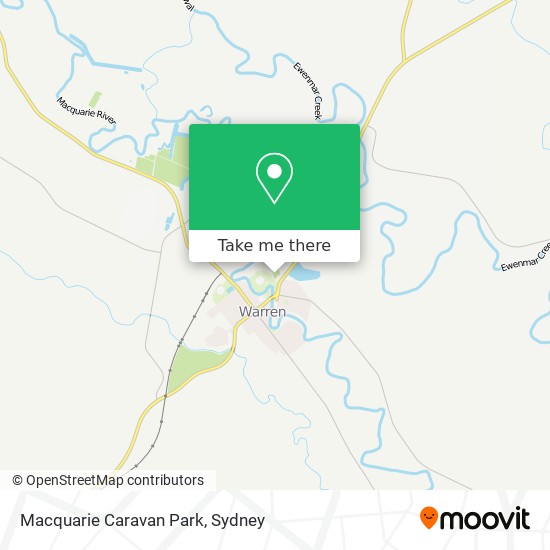 Macquarie Caravan Park map