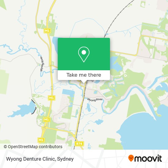 Mapa Wyong Denture Clinic