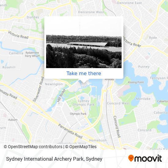 Mapa Sydney International Archery Park