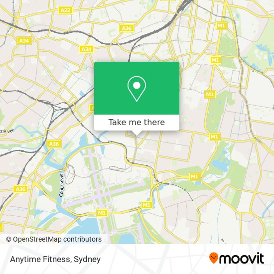 Anytime Fitness map