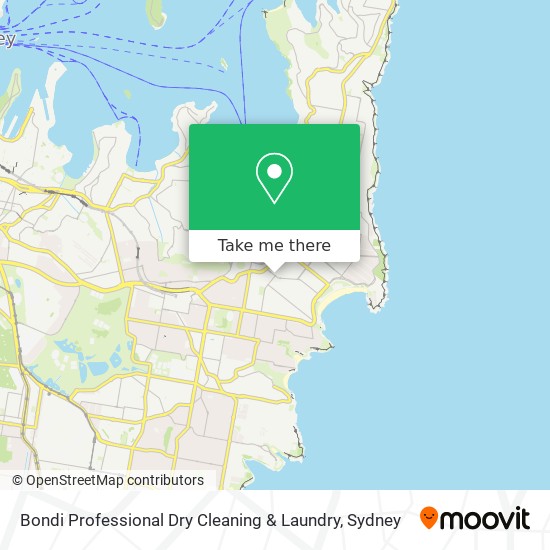 Bondi Professional Dry Cleaning & Laundry map