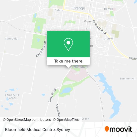 Mapa Bloomfield Medical Centre