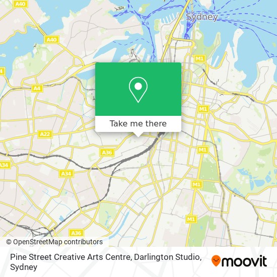 Pine Street Creative Arts Centre, Darlington Studio map