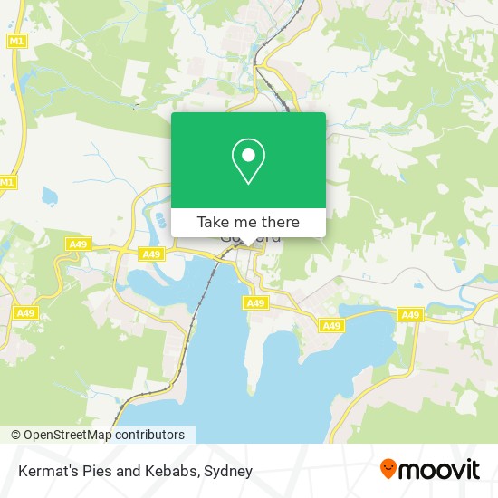 Kermat's Pies and Kebabs map