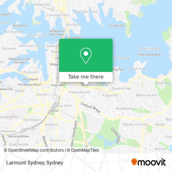 Mapa Larmont Sydney