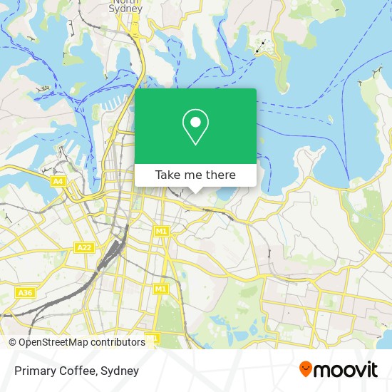 Mapa Primary Coffee