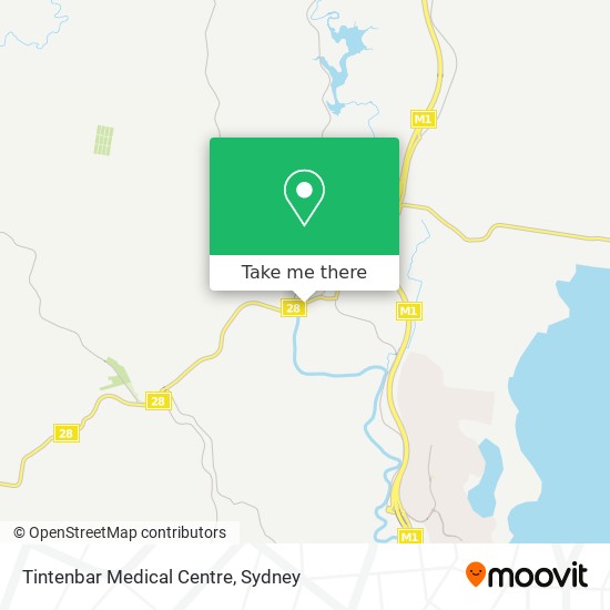 Mapa Tintenbar Medical Centre