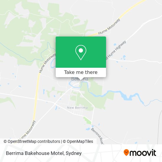 Berrima Bakehouse Motel map