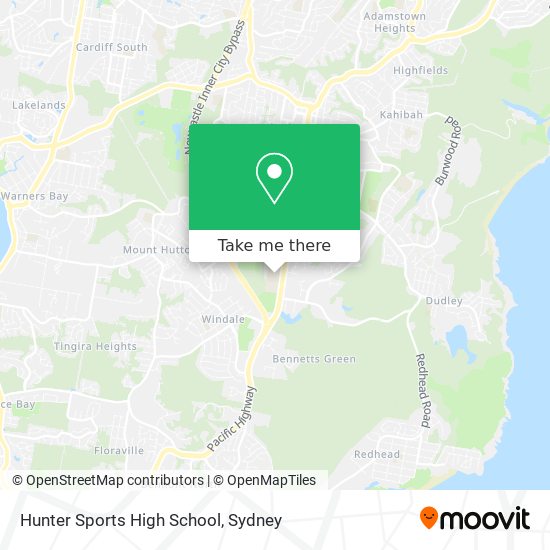 Hunter Sports High School map