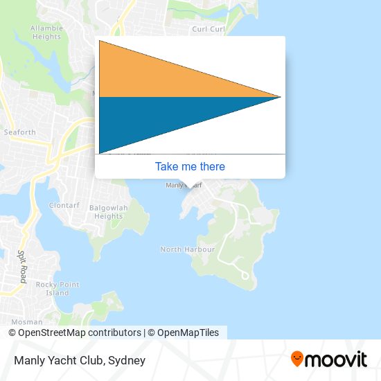 Manly Yacht Club map