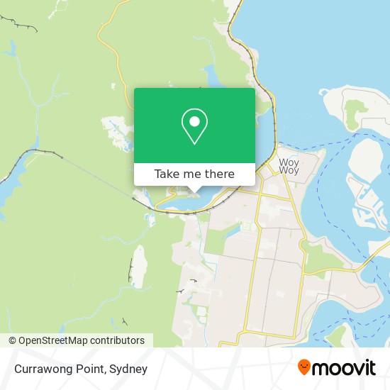 Mapa Currawong Point