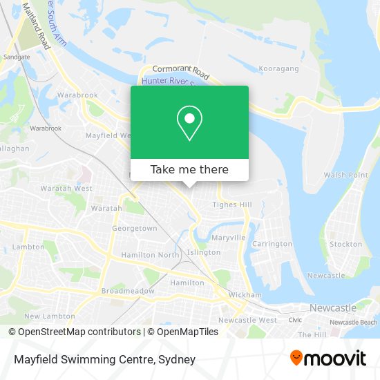 Mayfield Swimming Centre map