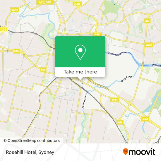 Rosehill Hotel map