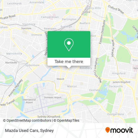 Mazda Used Cars map