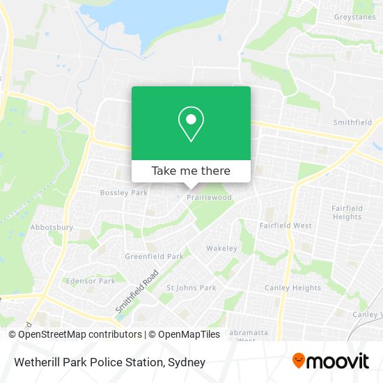 Wetherill Park Police Station map