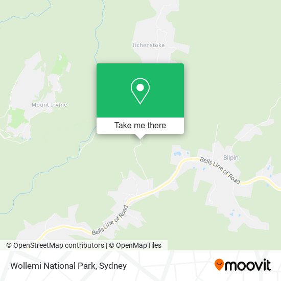 Wollemi National Park map