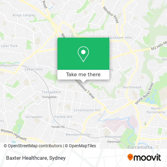 Baxter Healthcare map