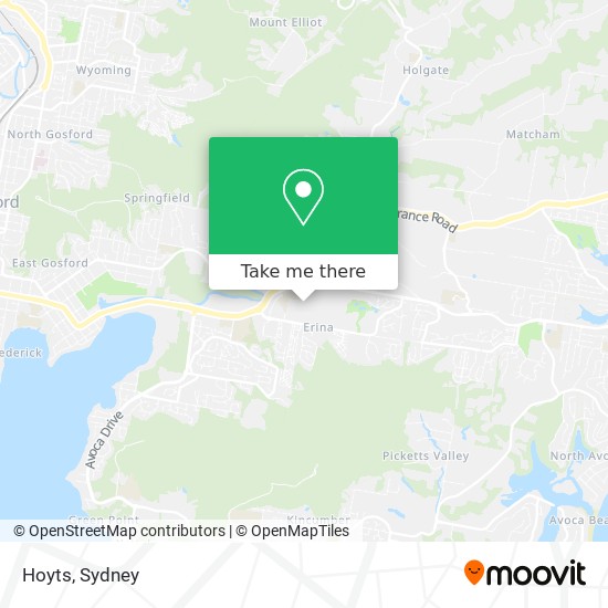 Hoyts map