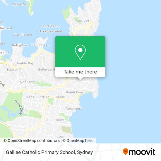 Galilee Catholic Primary School map