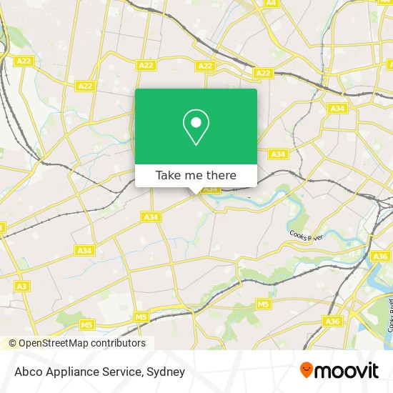 Abco Appliance Service map