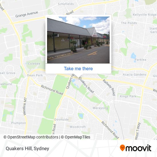 Quakers Hill map