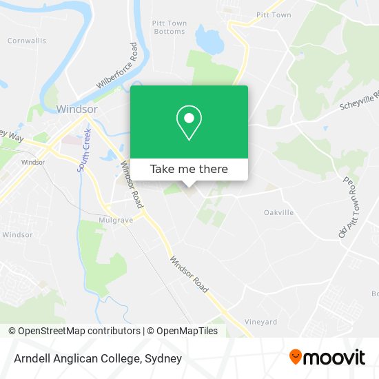 Arndell Anglican College map