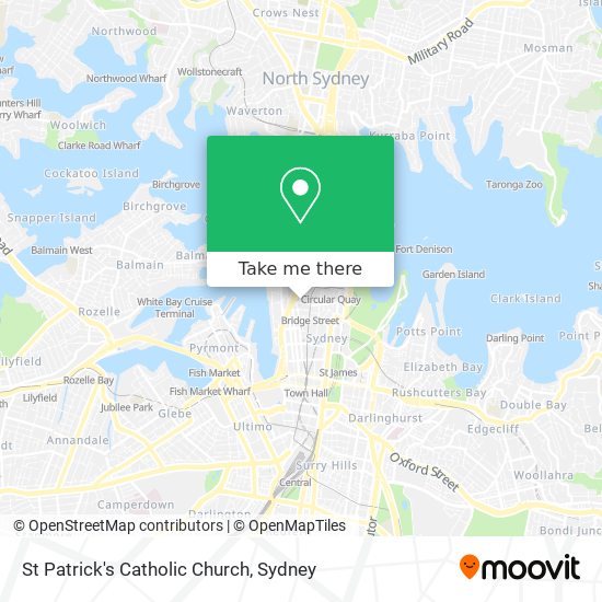 St Patrick's Catholic Church map