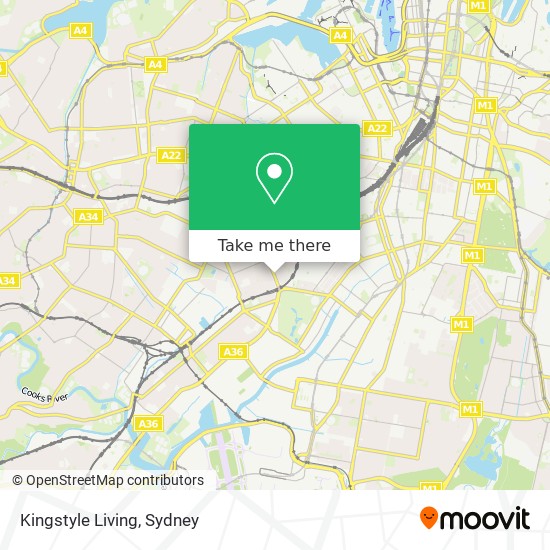 Kingstyle Living map