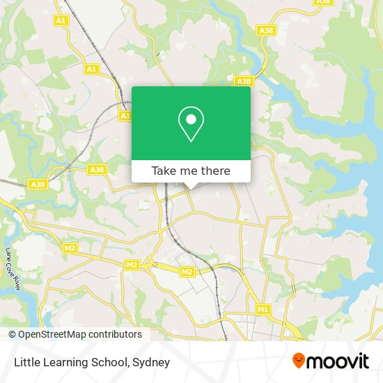 Mapa Little Learning School