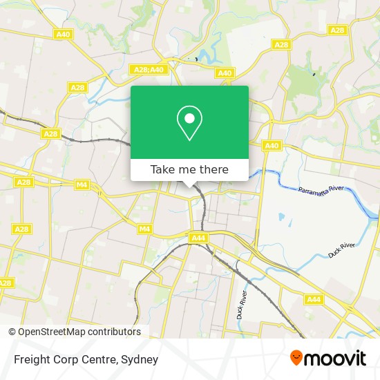 Freight Corp Centre map