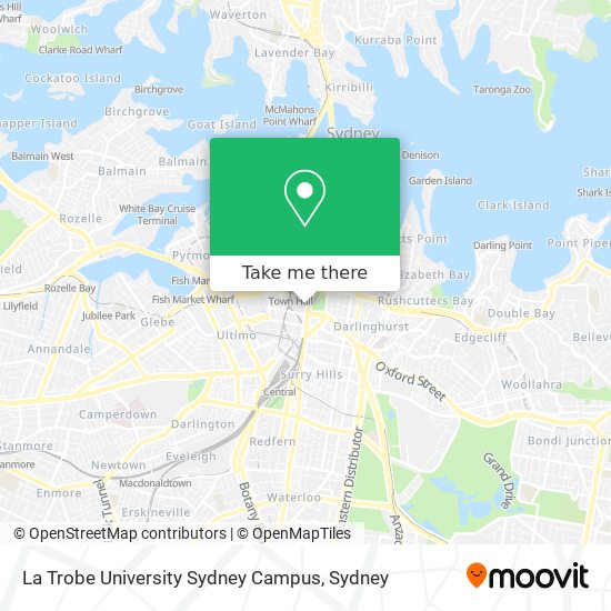 La Trobe University Sydney Campus map