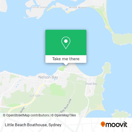 Little Beach Boathouse map