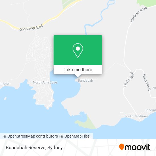 Mapa Bundabah Reserve