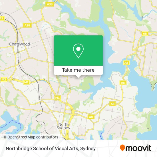 Northbridge School of Visual Arts map
